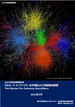 セルロースナノファイバーの市場および技術動向調査表紙画像