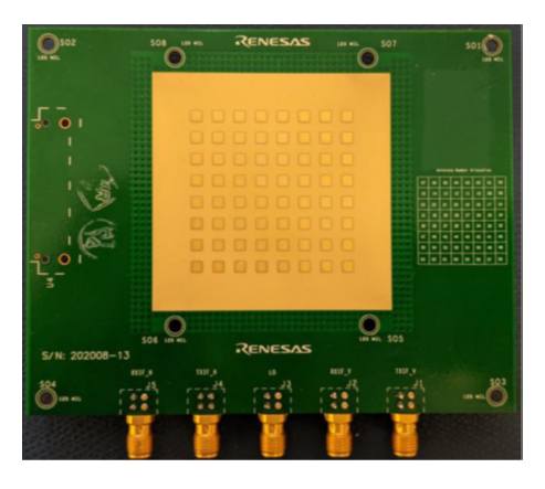 28GHz 8x8 アレイアンテナの画像