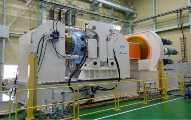 Figure 1. Unveiling of the bench testing machine